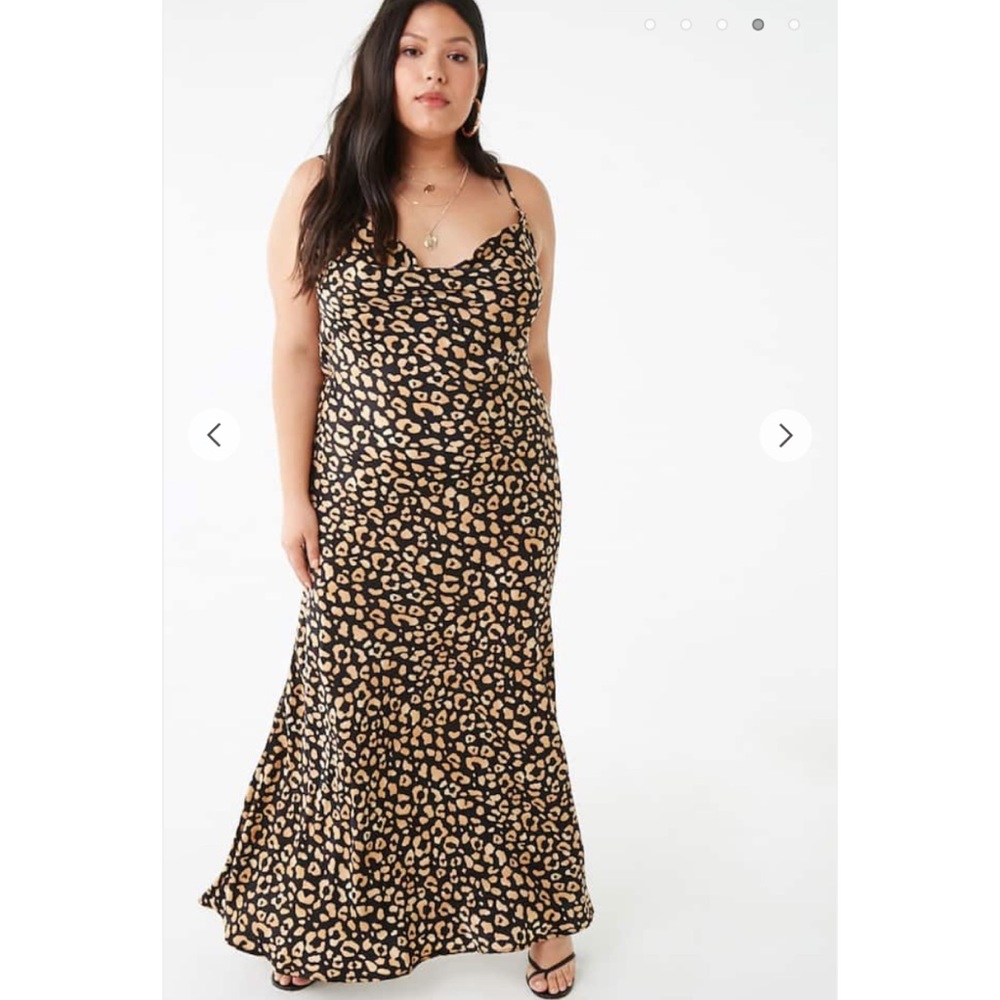 Forever 21 Leopard Print Maxi Dress